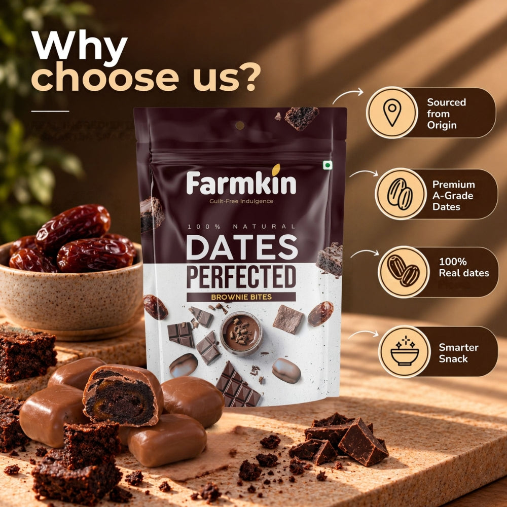 Brownie Bites β Chocolate Dates