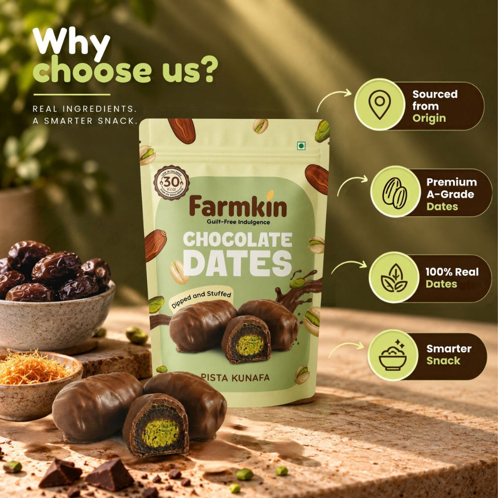 Pista Kunafa Chocolate Dates