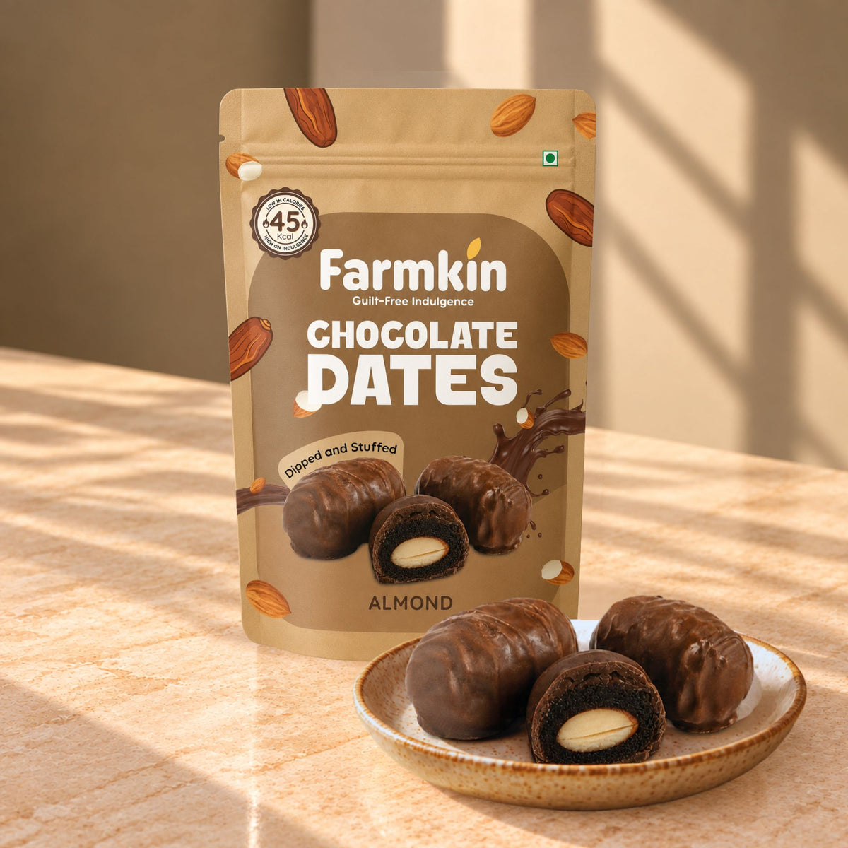 Almond Chocolate Dates